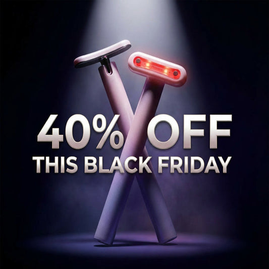 LED Facial Massage Wand – Microcurrent, Red Light & Thermal Therapy