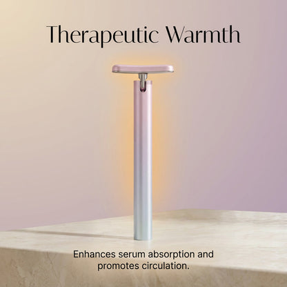LED Facial Massage Wand – Microcurrent, Red Light & Thermal Therapy